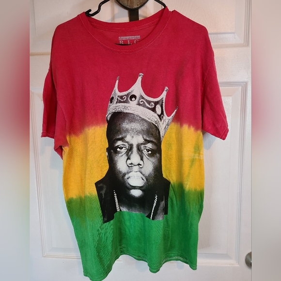 (163) Notorious B.I.G. Women's Crewneck Short Sleeve T-Shirt,  Size: OX - Picture 2 of 15